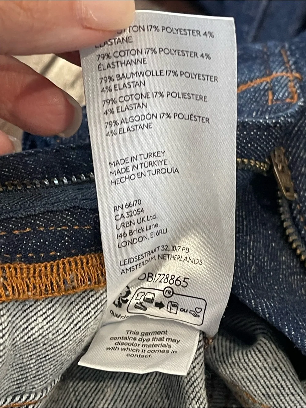 ANTHROPOLOGIE Pilcro Dark Wash Front Seam Flare Jean Women Size 26